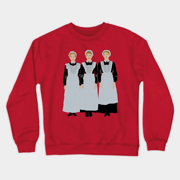 Angry Maids Crewneck Sweatshirt by BullShirtCo